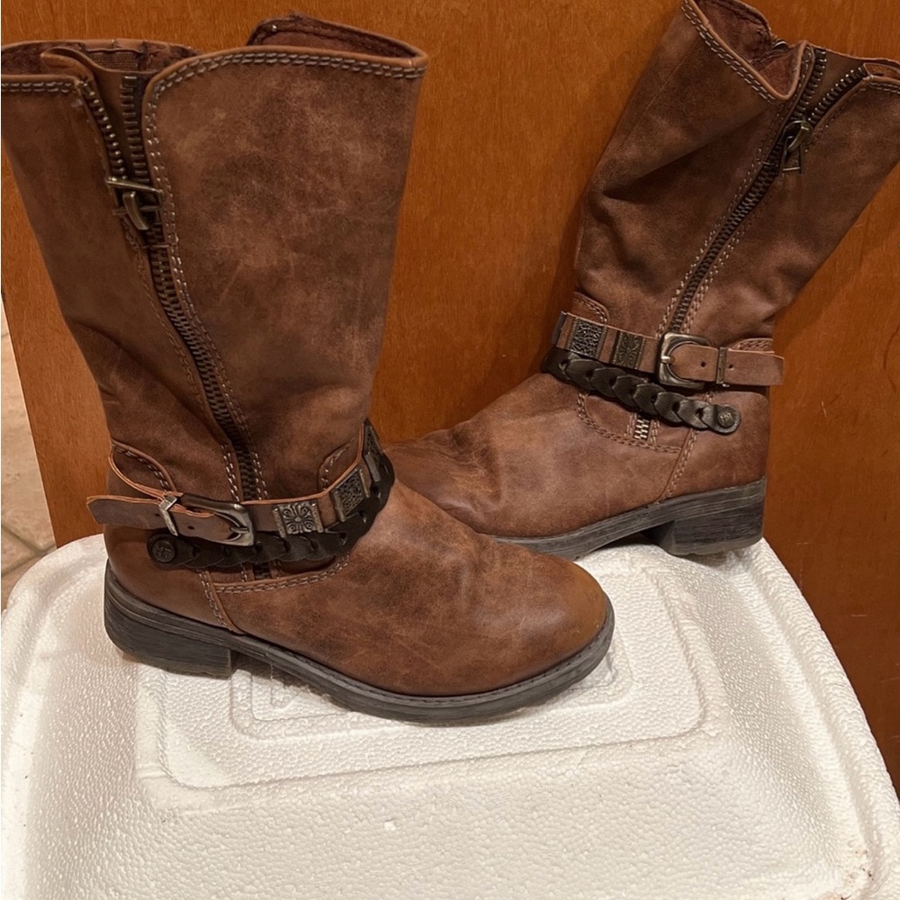 Brown Kids Boots